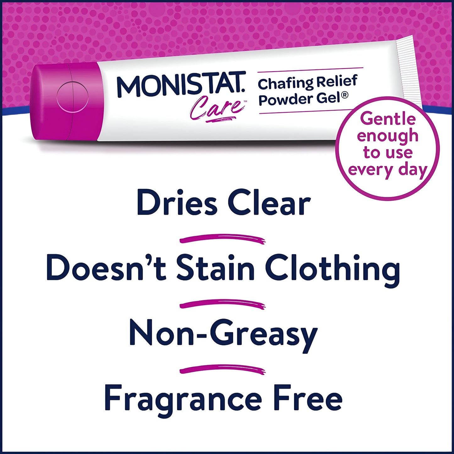 Gel en polvo antirozaduras Monistat - sin fragancia 42gr