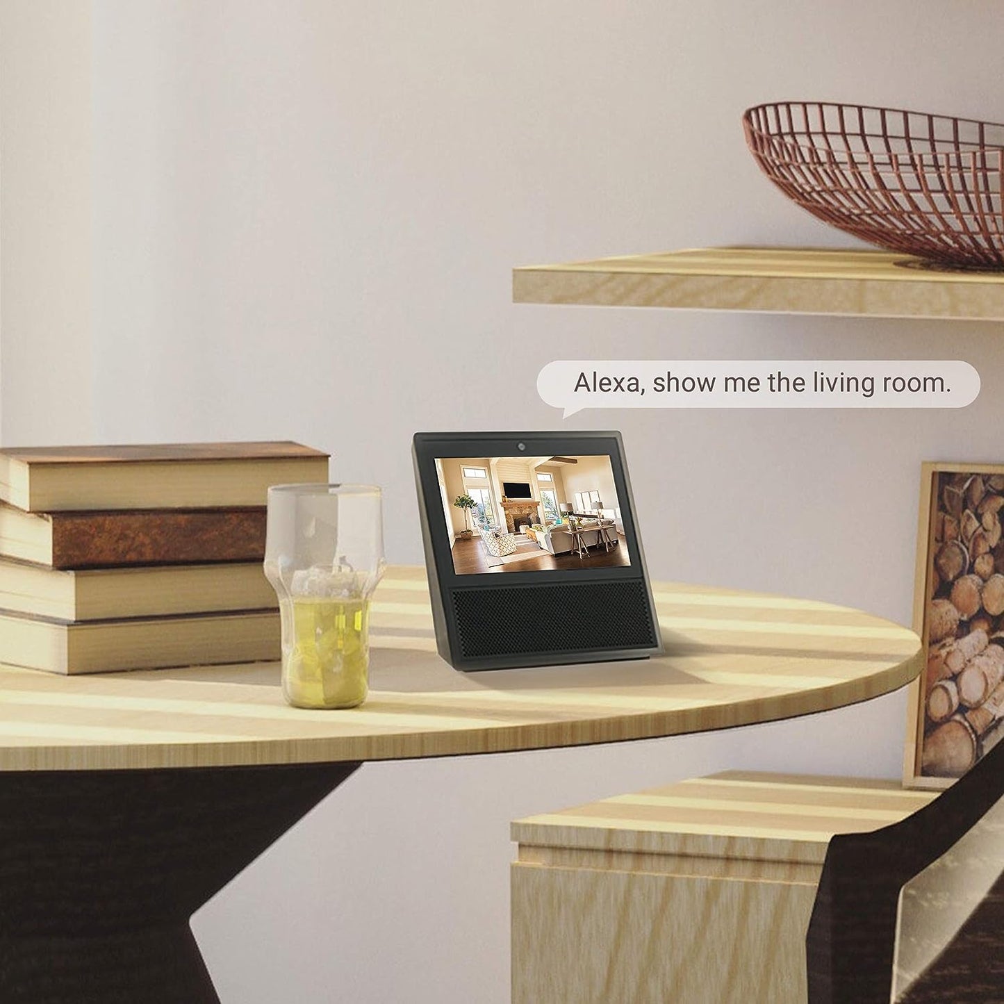 Zmodo Mini Pro, cámara de seguridad inalámbrica enchufable 1080P, cámara doméstica inteligente para interiores con detección de movimiento AI, , visión nocturna, audio bidireccional, Alexa y asistente de Google disponibles