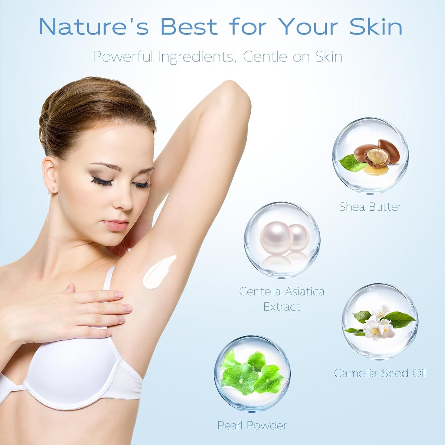 WMK Crema aclaradora de piel para áreas íntimas – Eliminador de manchas oscuras con vitamina C para axilas, rodillas, codos y línea de bikini