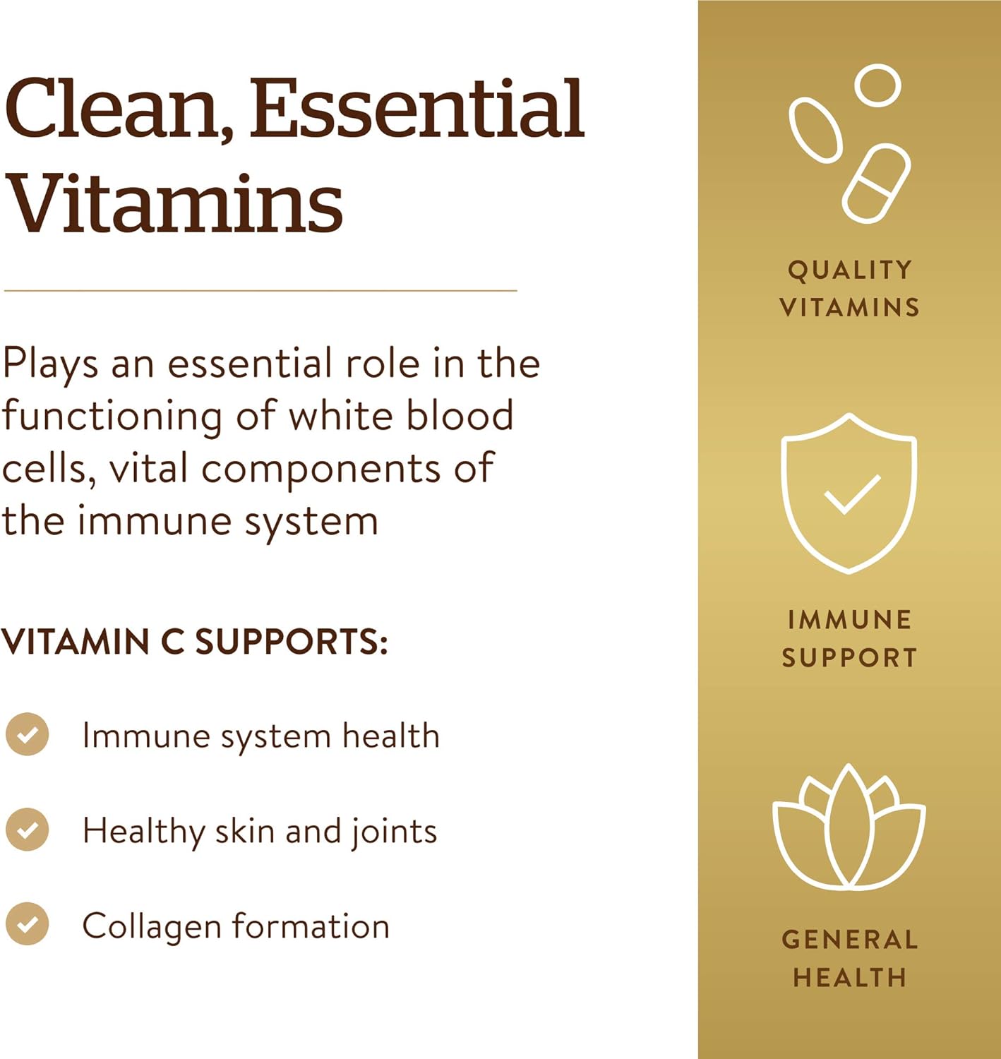VITAMINA C SOLGAR 1000 mg . 90 Tabletas