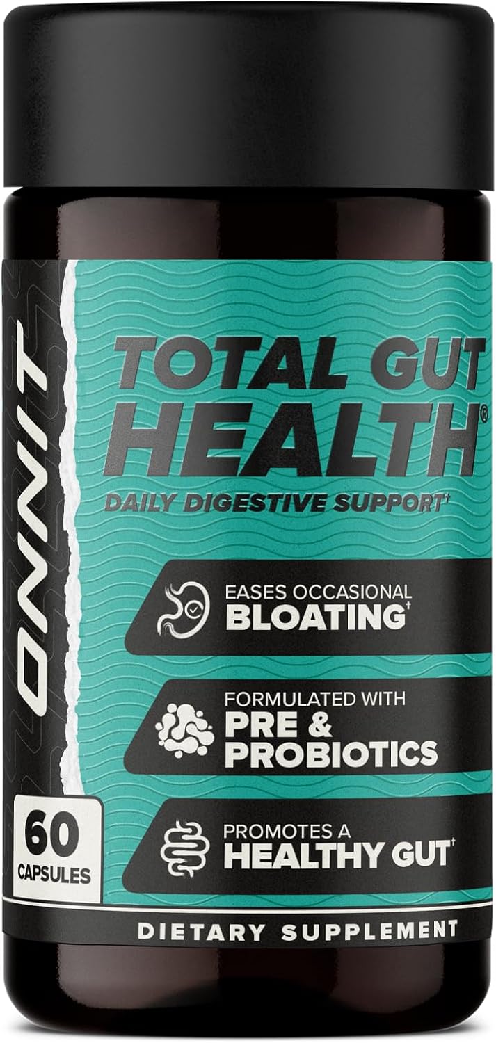 Onnit - Total gut health daily digestive support, 60 capsulas