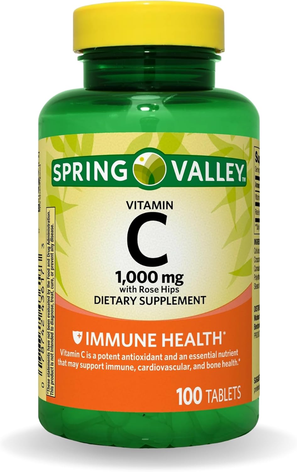 Spring Valley Vitamina C 1000 mg 100 Tabletas