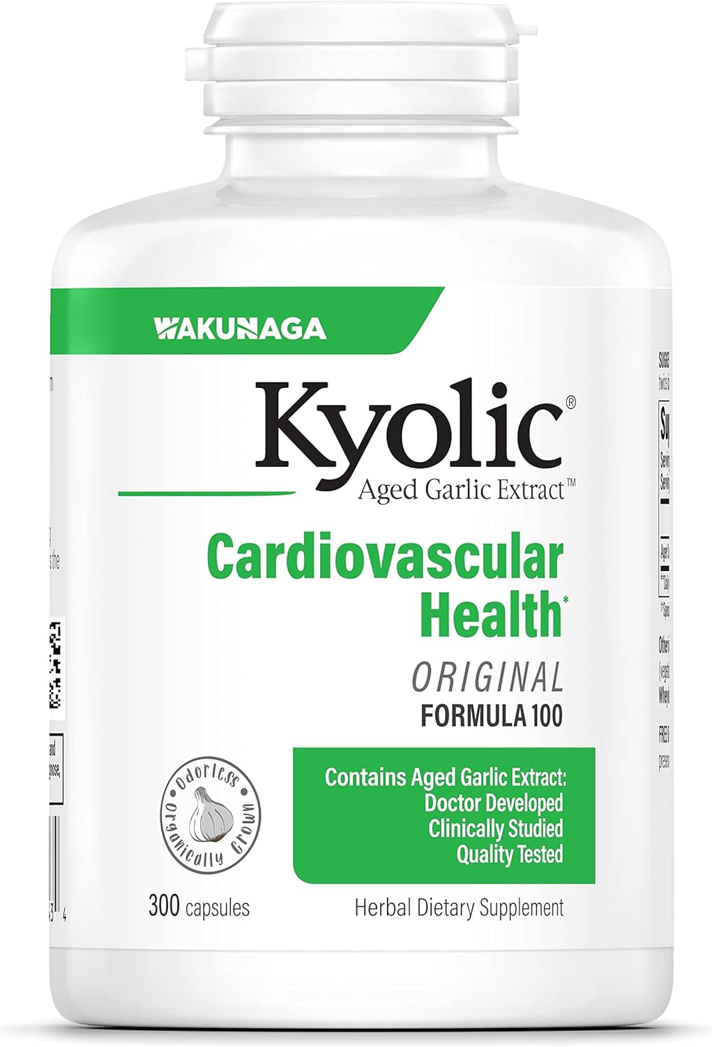 Wakunaga - Kyolic Aged Garlic Extract, cardiovascular health original formula 100 - 300 capsulas