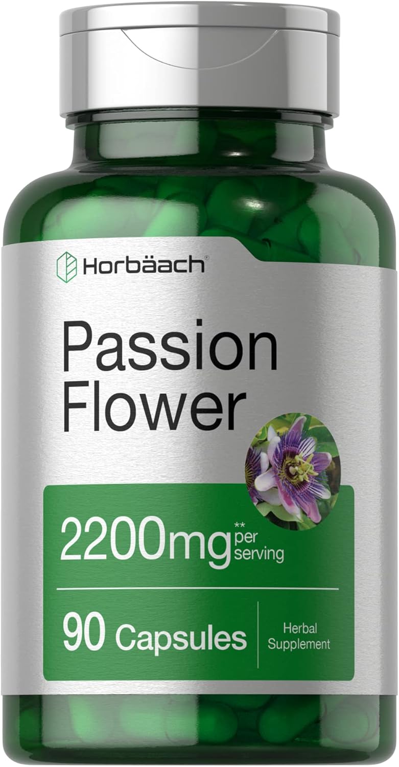 Horbaach - Passion Flower 2200mg, 90 capsulas