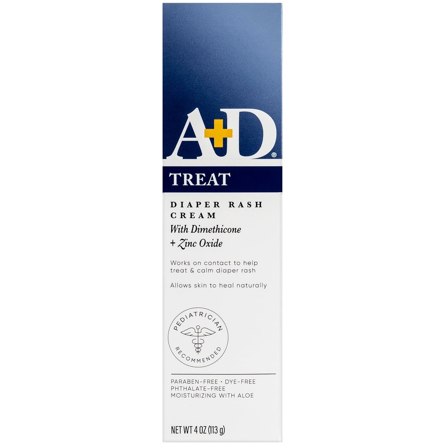 A+D Crema de tratamiento de sarpullido - Dimeticona + Óxido de Zinc 113gr