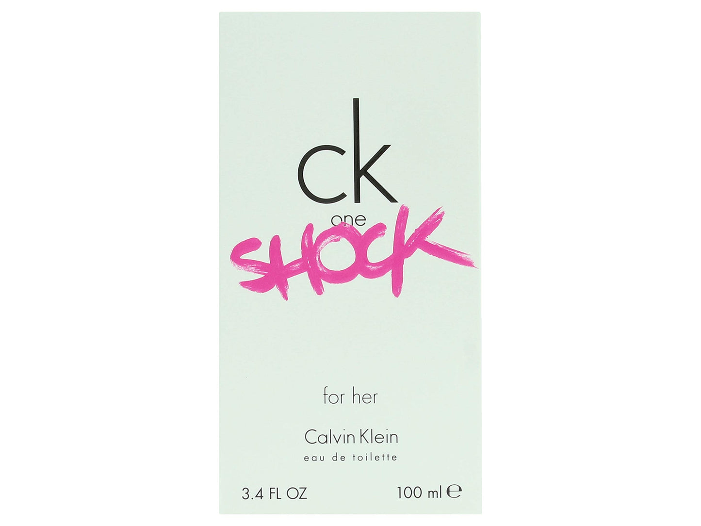 CK ONE SHOCK para mujer. EAU DE TOILETTE