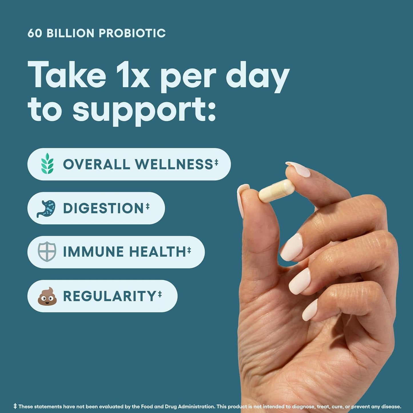 Physician's CHOICE 60 billones – 10 cepas + prebióticos orgánicos, 84 capsulas