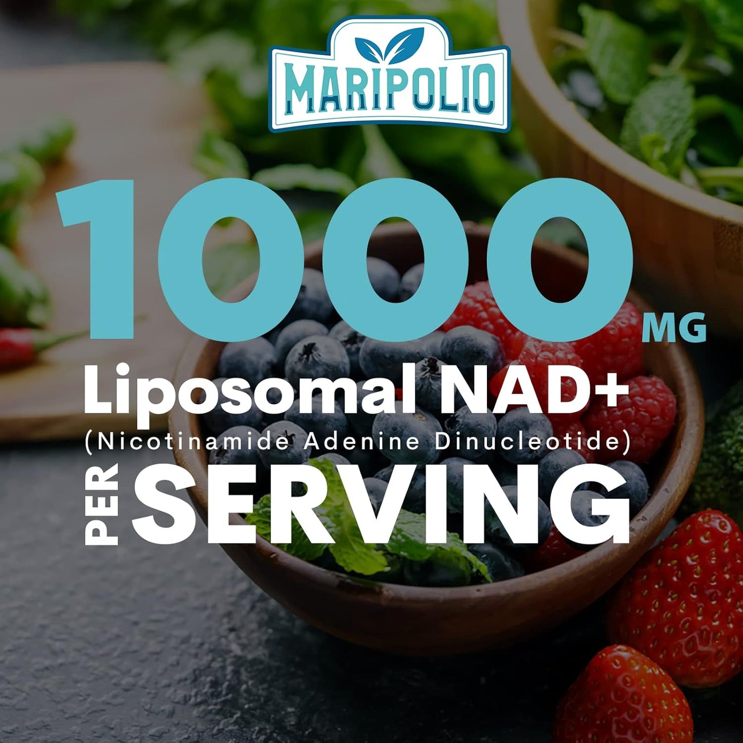 Liposomal NAD+ 1000 mg , 60 capsulas - MariPolio