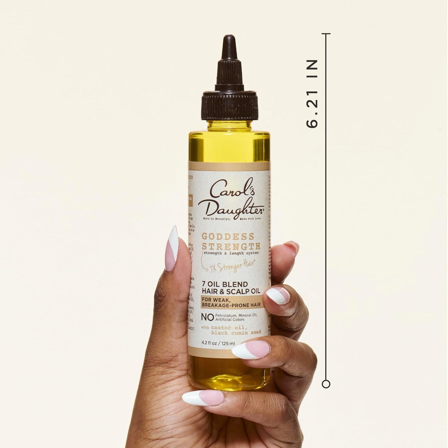 Carol´s Daughter Goddess Strenght - Mezcla de 7 aceites para cuero cabelludo,125ml