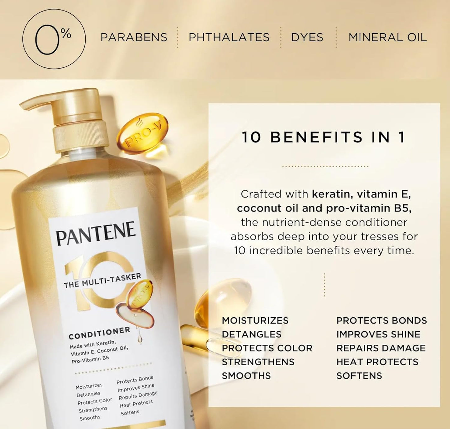 Pantene Multi-Tasker 10 Acondicionador 1.13L