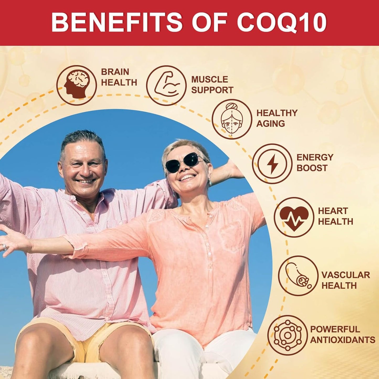 Dr. Foster CoQ10 400mg, PQQ, Omega 3 y vitamina E, energía cardíaca y celular, 120 softgels
