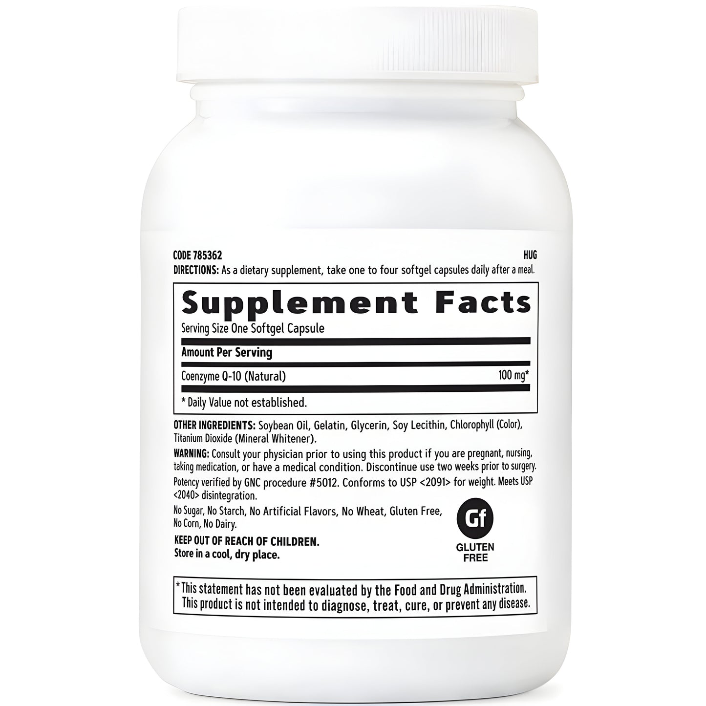 GNC CoQ-10-100mg 120 geles blandos