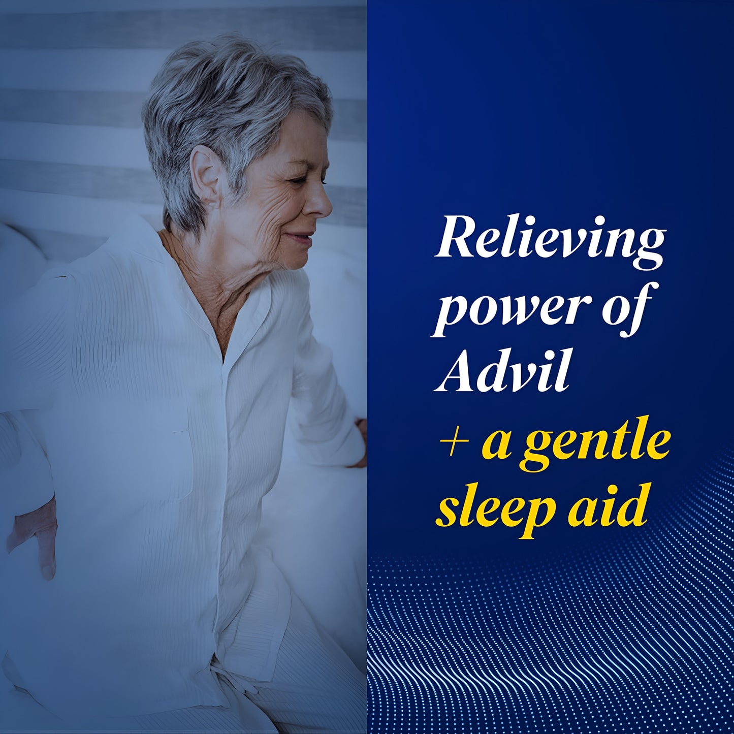 Advil PM (200 unidades) Alivio del dolor/Ayuda para dormir nocturna Capsula revestida, 200 mg de ibuprofeno