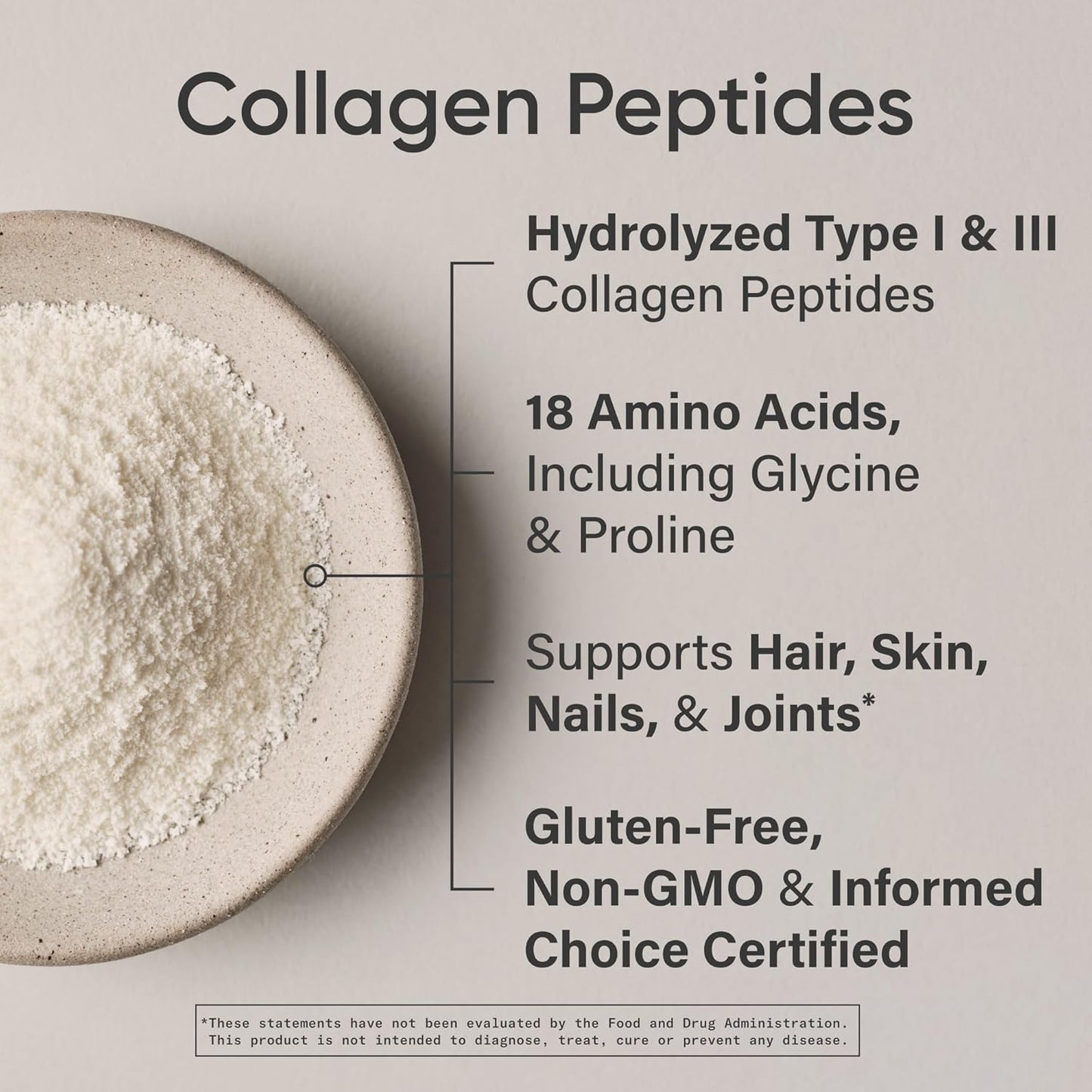 Sports Research - Colágeno peptides hidrolizado tipo 1 y 3 en polvo, 454g