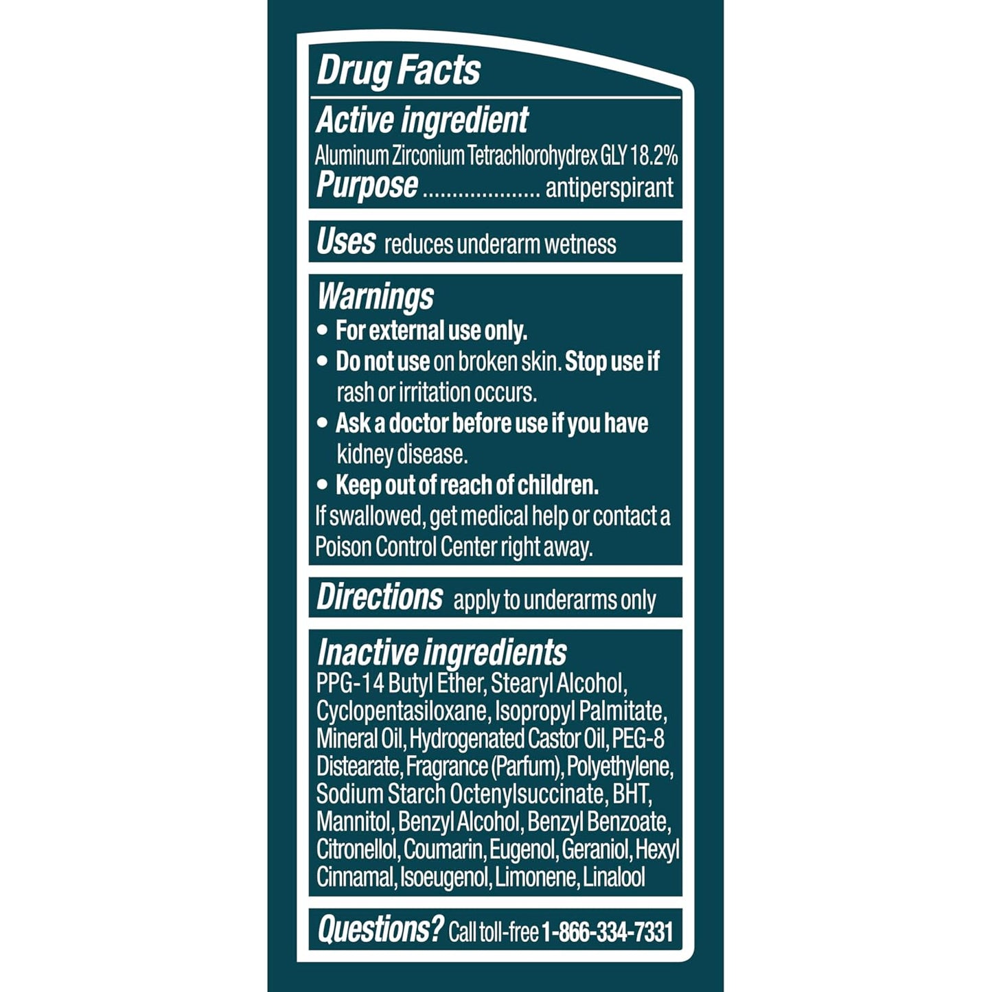 Degree Desodorante antitranspirante original Cool Rush 48 horas de protección contra el sudor y el olor, antitranspirante para hombres, 76g