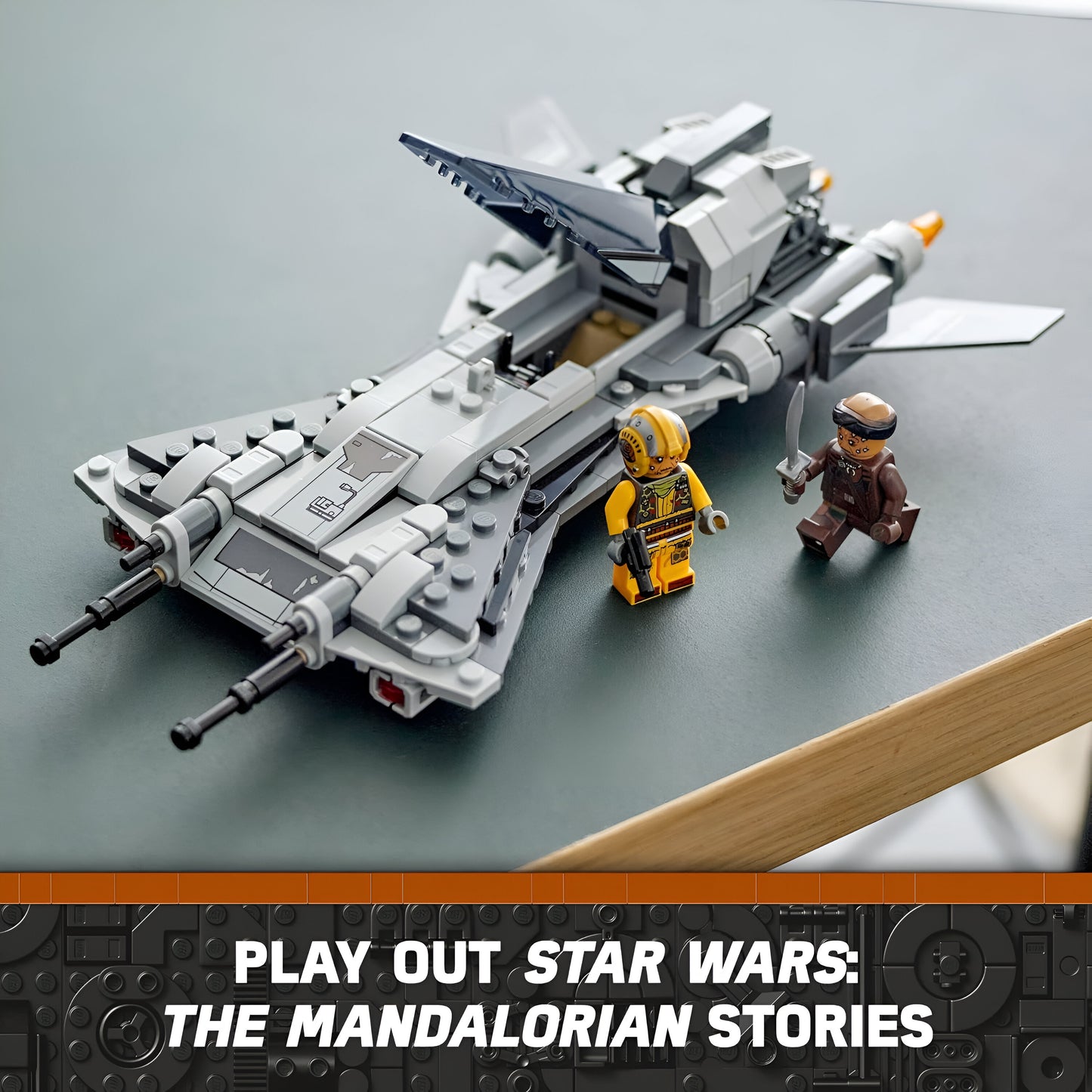 Lego Star Wars Pirate Snub Fighter 75346 - Juego de cazas estelares con personajes de piloto pirata y paletas de The Mandalorian Season 3
