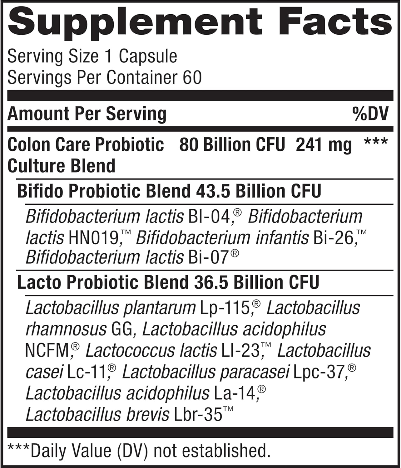 RenewLife - Ultimate Flora Colon care probiotico 60 capsulas