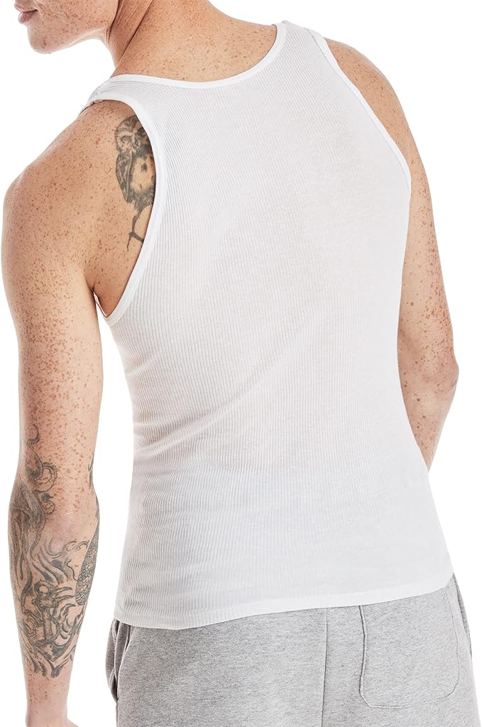 Hanes Bividi de algodón ligero que absorben la humedad para hombre paquete de 6 Unidades