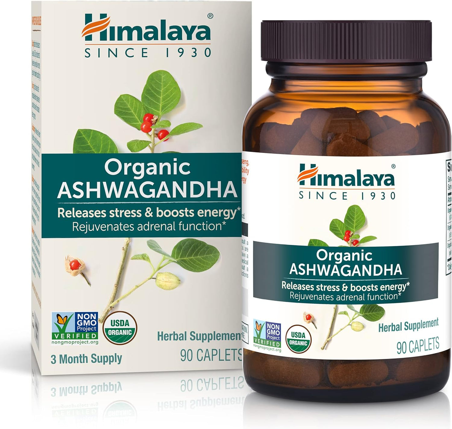 Himalaya - Organic Ashwagandha 90 capsulas