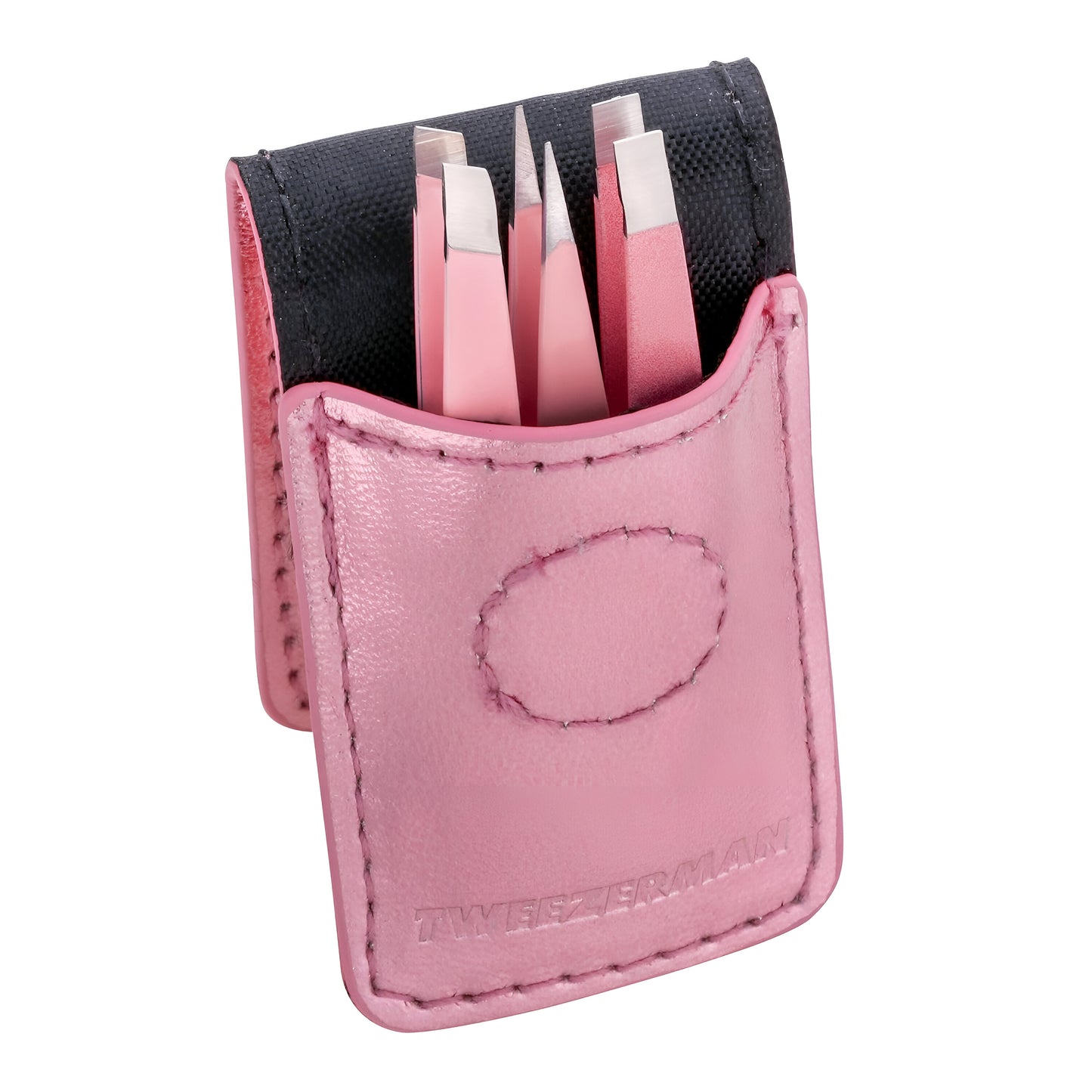 Tweezerman Micro Mini Tweezer Set - 3 pinzas minis de acero inoxidable