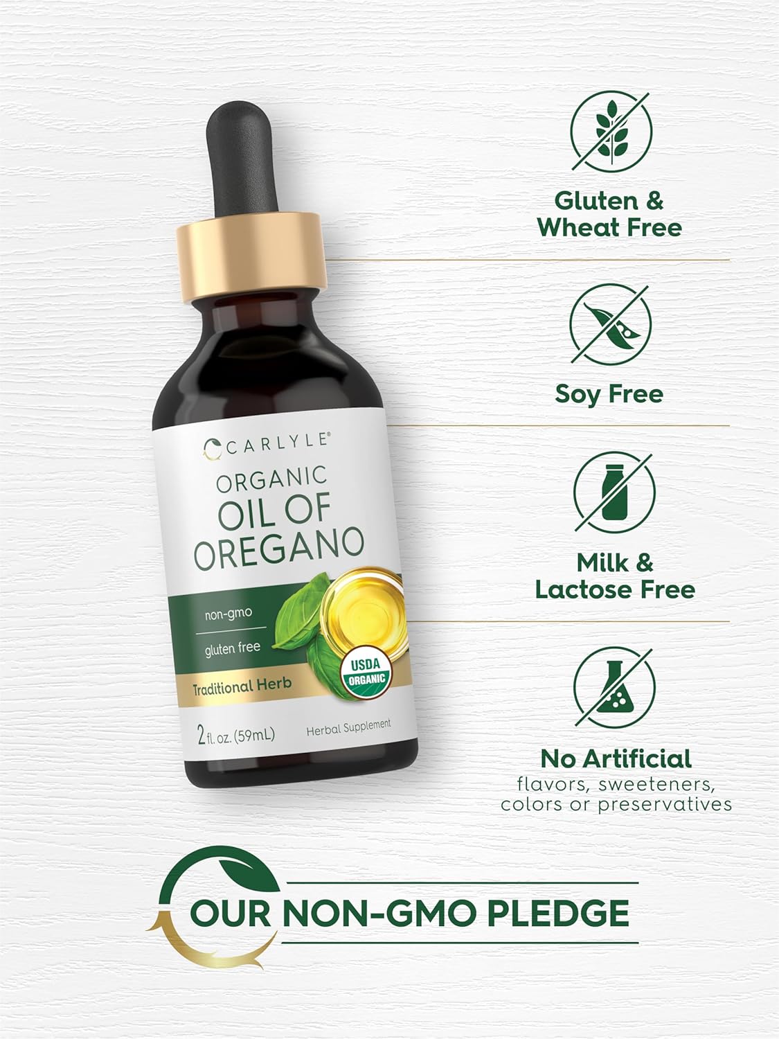 Carlyle - Aceite de oregano 34mg, 59ml(2 oz)