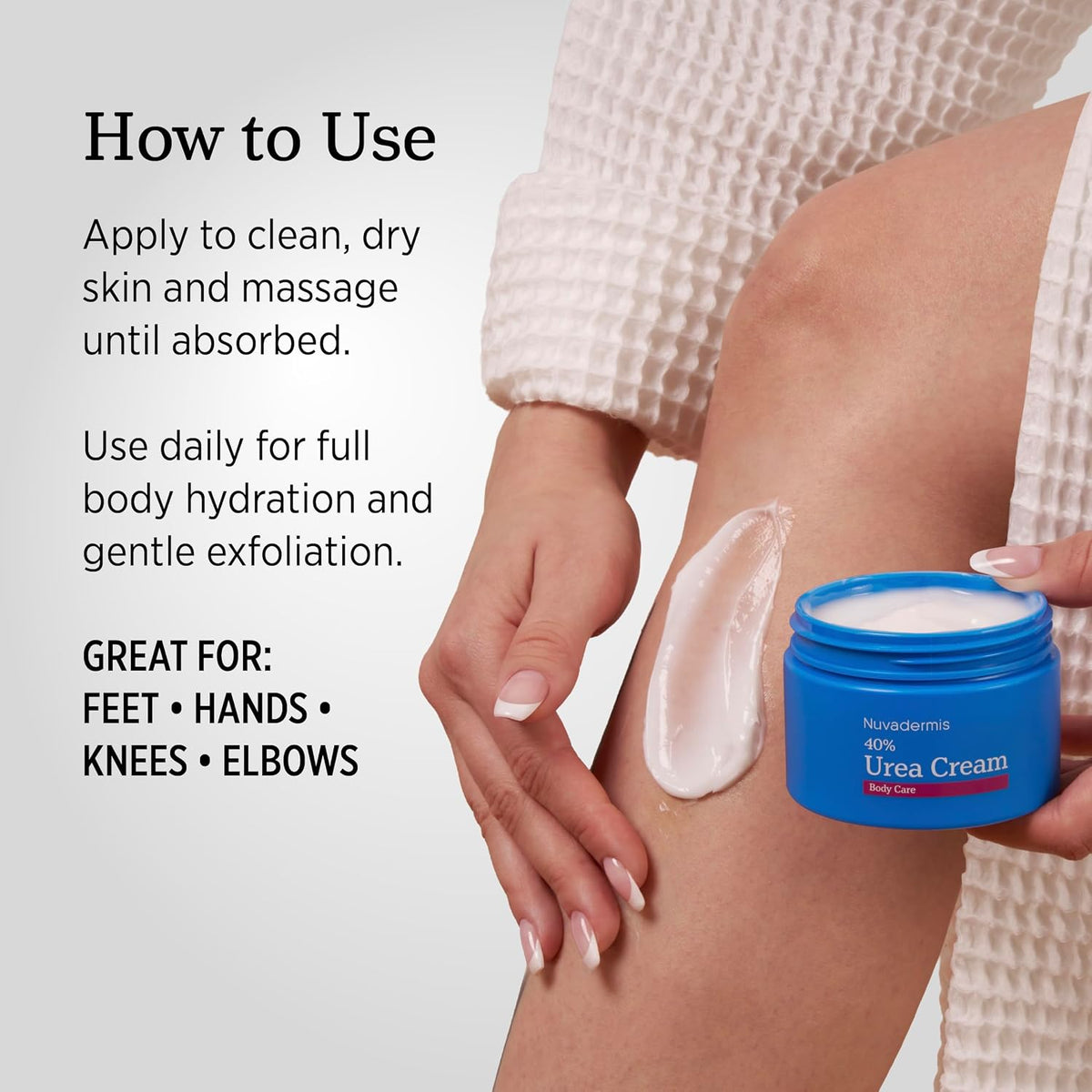 NUVADERMIS Crema de urea 40 por ciento para pies 2% ácido salicílico - 150ml