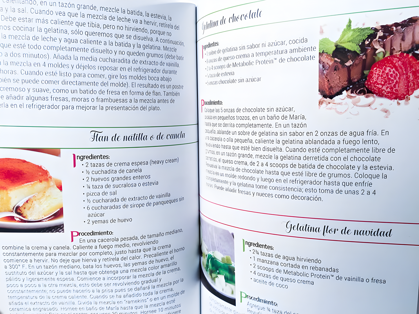 Recetas El Poder del Metabolismo