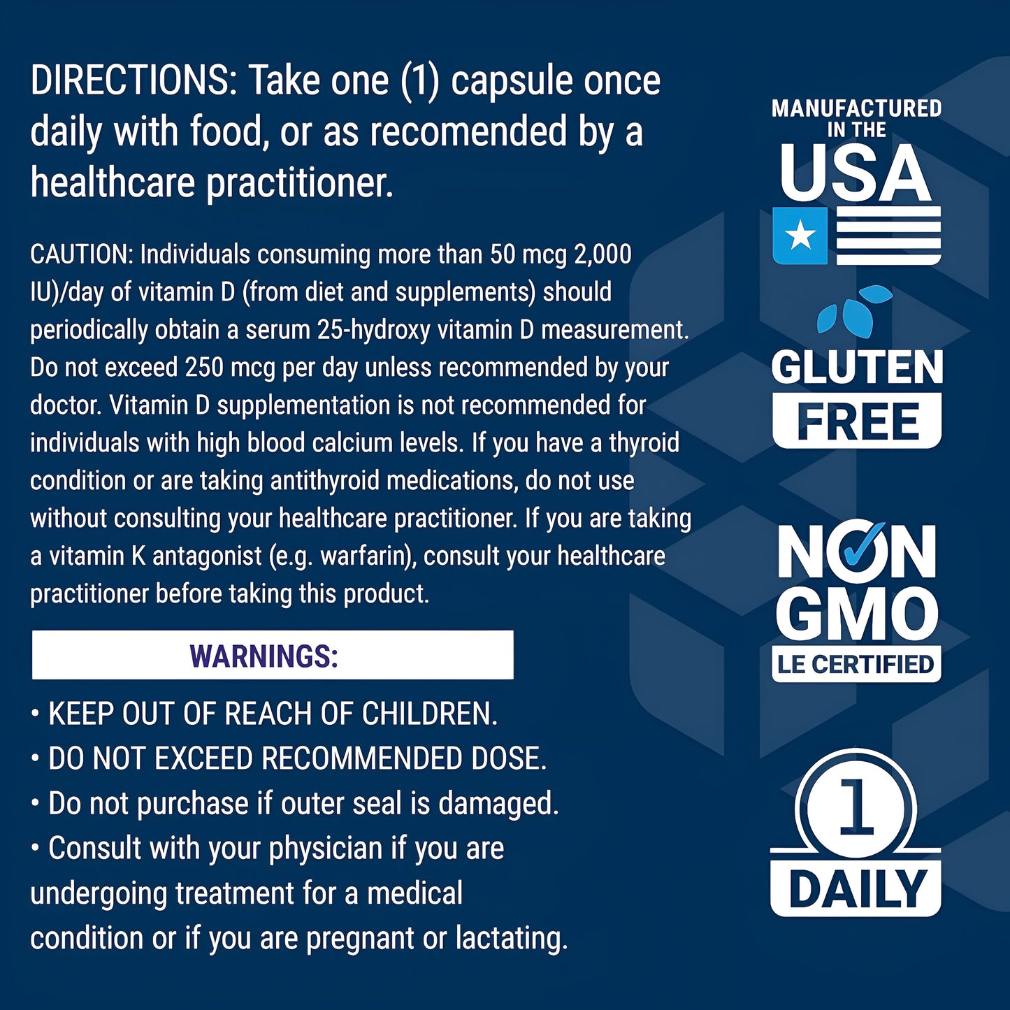 Life Extension Vitaminas D y K con Yodo marino 60 Cápsulas.