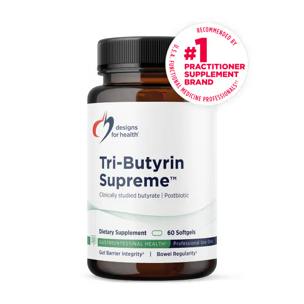 Designs for Health- Tri-Butyrin Supreme, 60 capsulas