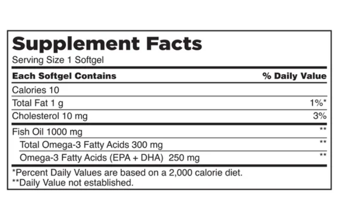 Kirkland Signature Fish Oil 1000mg , 400 Capsulas blandas