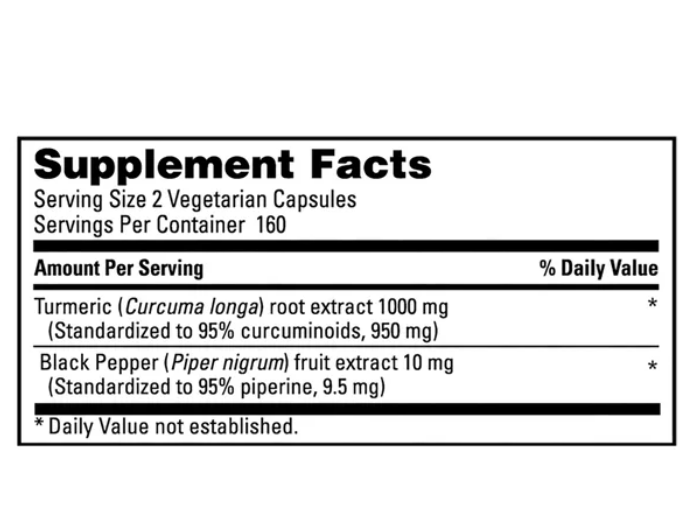 TURMERIC KIRKLAND 1000 mg, 320 Capsulas vegetarianas