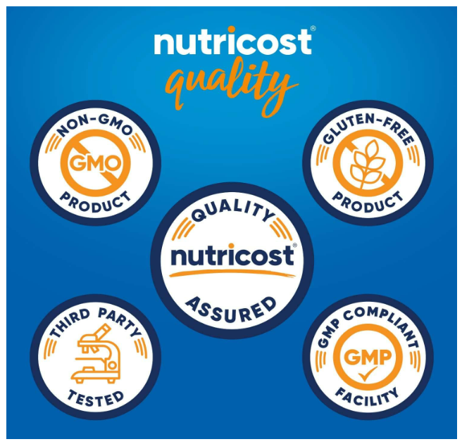 Nutricost - Vitamina K2(100mcg) + Vitamina D3(125mcg), 120 capsulas