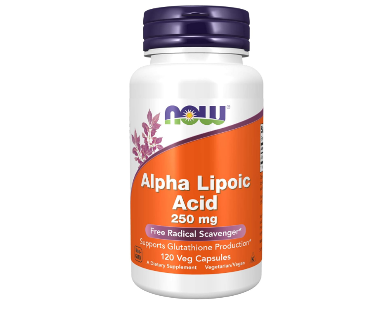 Alpha Lipoic Acid 250mg , capsulas vegetarianas - Now