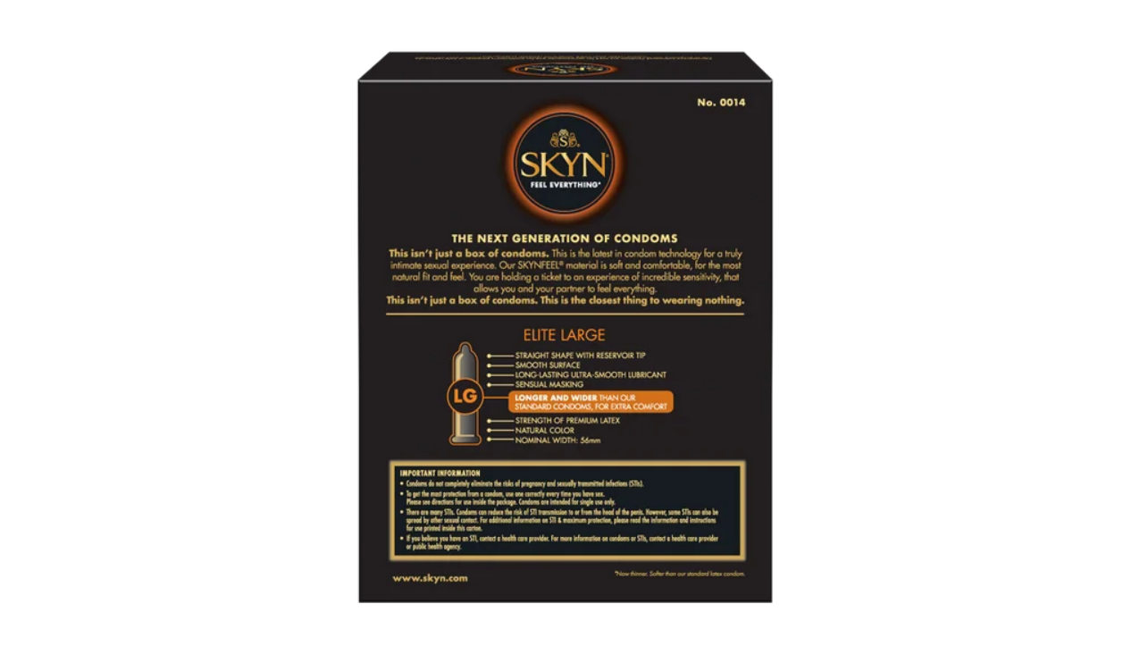 SKYN Elite Large 12 unidades