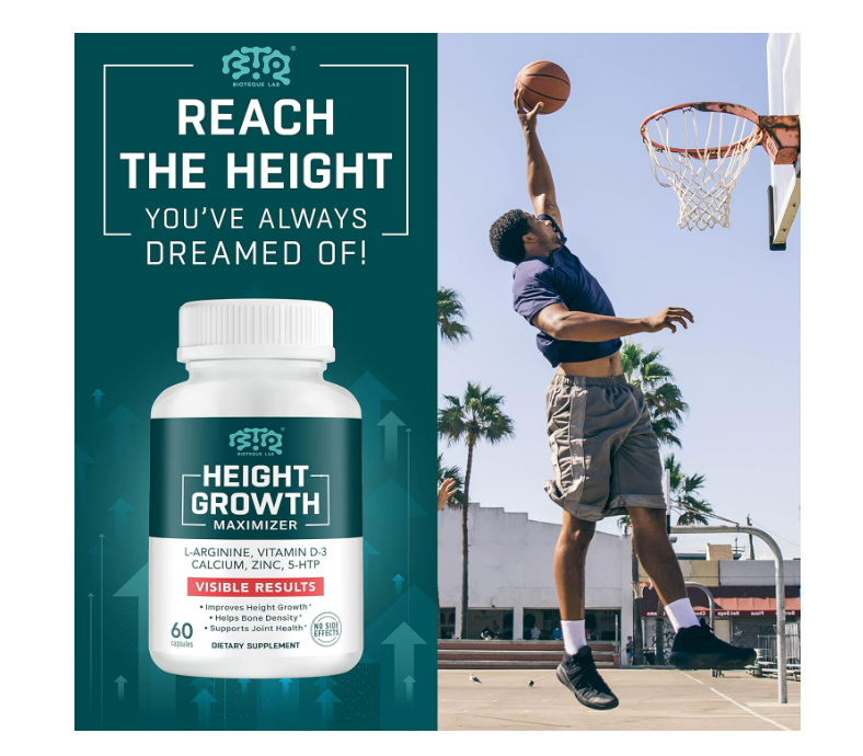 Height Growth Maximizer , 60 capsulas - Bioteque Labs