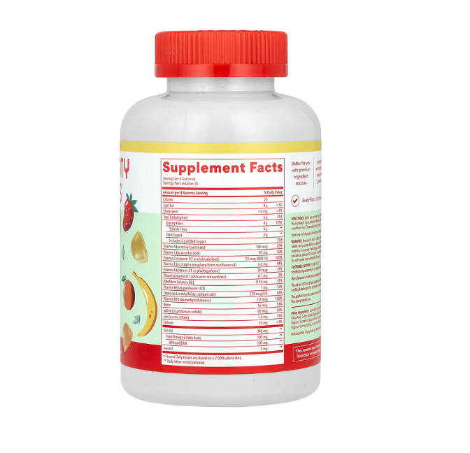 SmartyPants, multivitaminico para niños - 120 Gummies