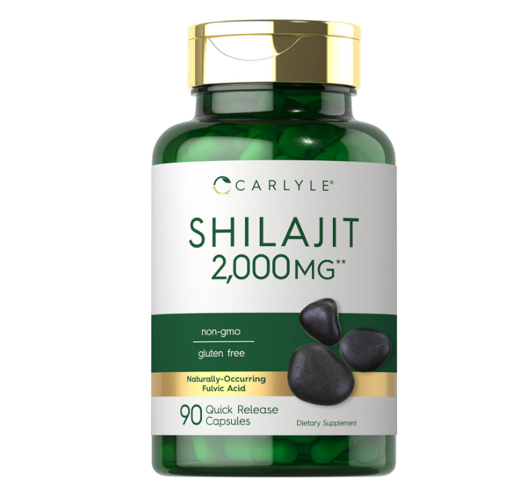 Carlyle Shilajit 2000mg , 90 cápsulas de liberación rápida