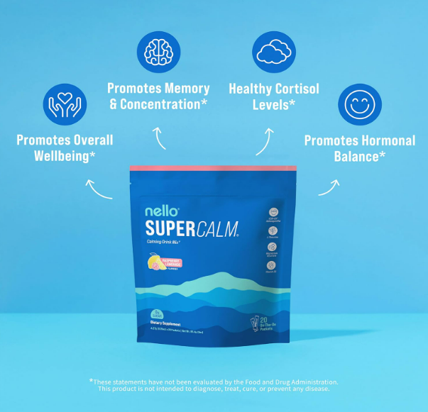 Nello Super Calm made with Magnesio Glycinate , 20 packets