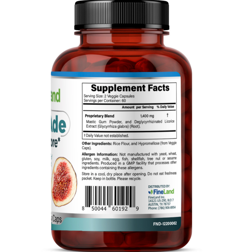 UlcerAde Gut Restore 60 capsulas vegetarianas - Fineland