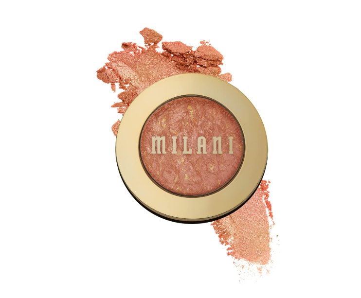 Milani - Baked Blush & Baked Highlighter - 3.5g , 02 ROSE D`ORO