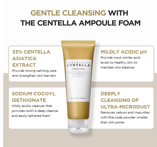 SKIN1004 Madagascar - Espuma de ampolla Centella - 125ml