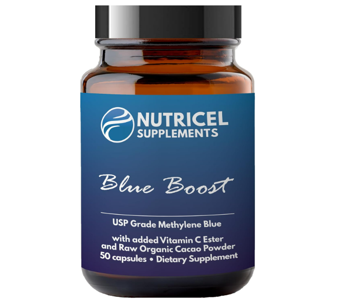 Nutricell Supplements, Blue Boost USP grade methylene blue- 50 cap
