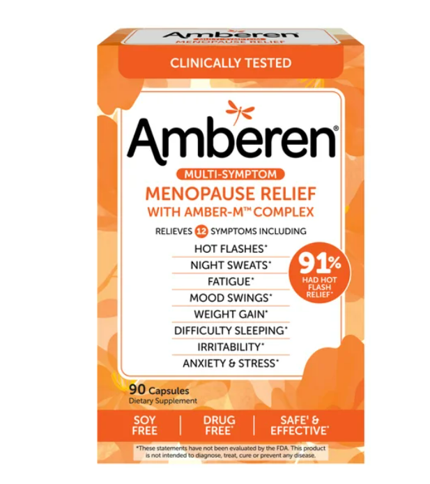 Amberen alivio de la menopausia multisíntoma , 90 capsulas