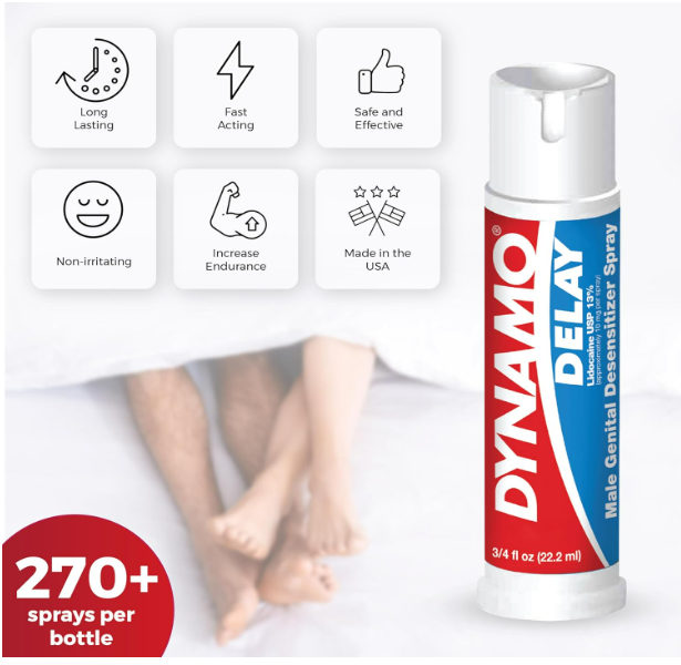 Dynamo Delay lidocaine USP 13% , retardante sexual - 22.2 ml.