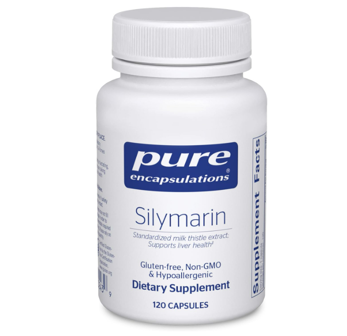 Pure Encapsulations - Silymarin 250mg , 120 capsulas