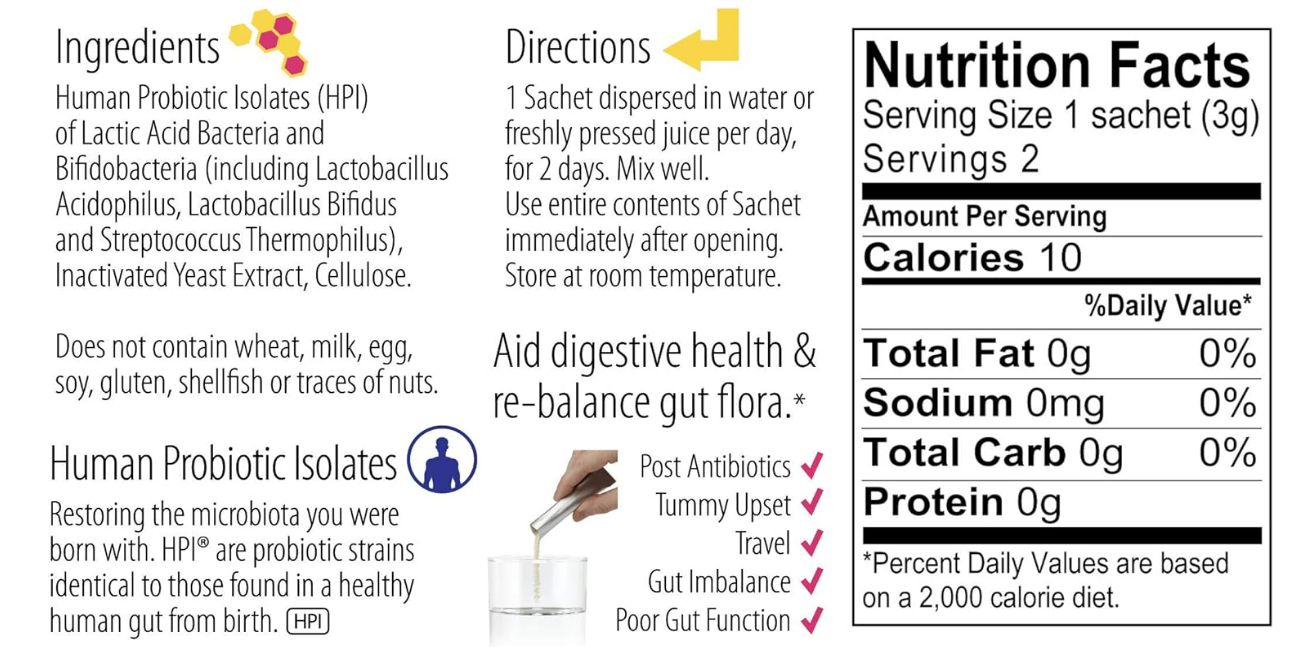 Progurt - probióticas de 1 billón de UFC (5 sachets)