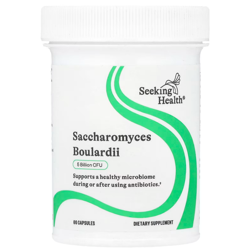 Seeking Health - Saccharomyces Boulardii, 5 Billion CFU, 60 capsulas