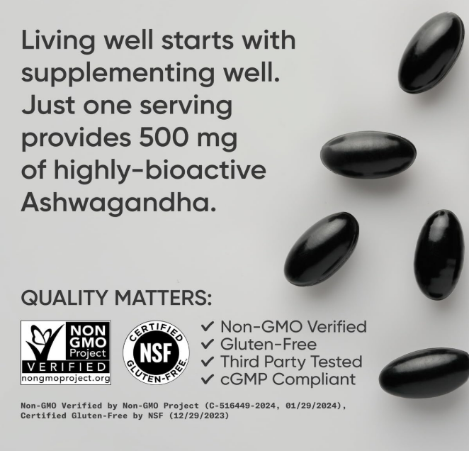 Sport Research - Ahwagandha 500mg , 60 capsulas