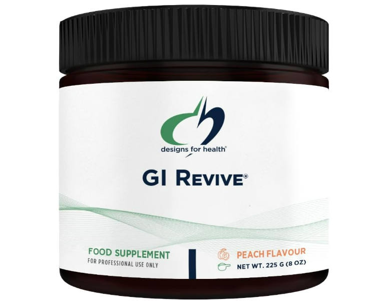 Designs for Health- Gi Revive , peach flavor - 225g(8oz)