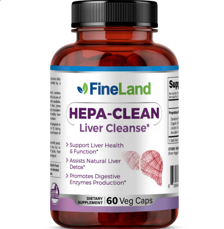 Fineland, Hepa-clean*liver cleanse* - 60 capsulas vegetables